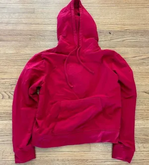 Guess red hoodie thumbnail 1