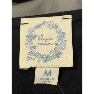 Blue Rain- Wrap black‎ long sleeve shirt thumbnail 9