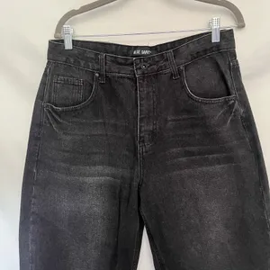 Blue Savvy Barrel Womens Jeans Sz 11/30 Y2K Indie Black High Rise Mom Skater thumbnail 3