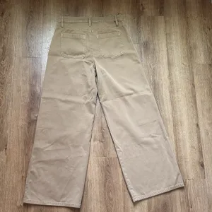 Loft Women's Tan Brown Canvas Wide Leg Utility Pants Size 4‎ thumbnail 6