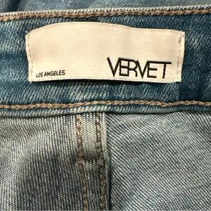 Vervet Jeans Womens Size 29 Blue Denim Stretch Distressed Skinny Leg Button Fly thumbnail 6
