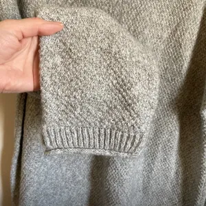 *Maurices Gray Marbled Knit Waffle Knit Cowl Neck Long Sleeve Sweater #QB thumbnail 5