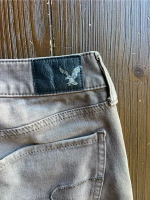 American Eagle Outfitters Taupe Skinny Jeans thumbnail 4