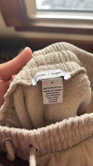 Better together sweatpants Tan thumbnail 3