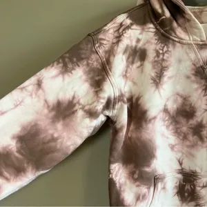 Lululemon All Yours Hoodie‎ Fleece Sweatshirt Marmoleado Tie Dye Earth Dye Clay thumbnail 4
