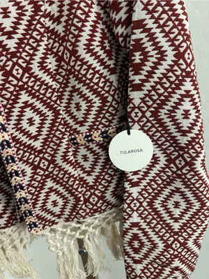 Anthropologie Tularosa Santa Fe Embroidered Ikat Jacket Blazer NWT Size Medium thumbnail 3