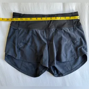 Lululemon Speed Up MR Lined Short 4" - Diamond Dye Pitch Grey Graphite Grey - 4 thumbnail 9