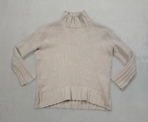 Philosophy Republic Clothing Women Beige Chenille Mock Neck Ribbed Sweater XS thumbnail 1