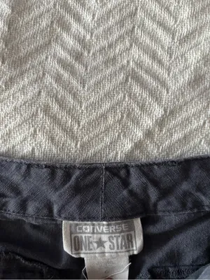 Converse Women's Dark Gray Casual Pleated Shorts thumbnail 2