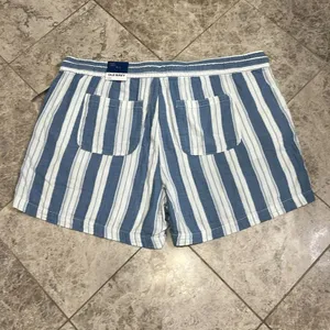Old Navy High Waisted Textured Pull On Cotton Shorts 5” NEW Size XXL thumbnail 6