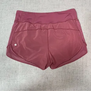 Lululemon Over & Above High Rise Train Short in Misty Merlot Size 12 thumbnail 6