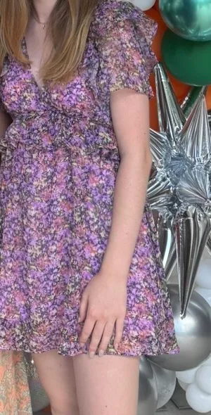 Boutique Floral Mini Dress thumbnail 5