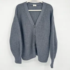 Aritzia Wilfred Oversized Chunky‎ Knit Merino Wool Storybook Cardigan Sweater M thumbnail 3