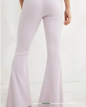 Aerie Purple Flare Leggings thumbnail 3