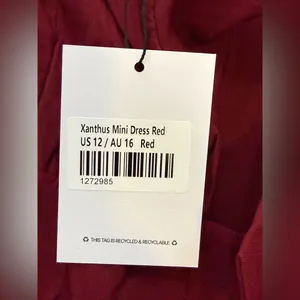 Princess Polly Xanthus Mini Dress Red Size 12 NWT IN PACKAGE thumbnail 8