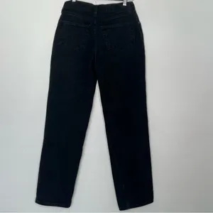 High Sierra 100%‎ Cotton High Rise Straight Leg Jeans Size 8 Black thumbnail 2