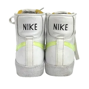 Nike Blazer Mid 77 White Lace Up Leather Trainers Walking Sneakers Shoes Sz 6.5 thumbnail 3