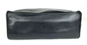 Kate Spade Womens Reis Shoulder Bag Black Pebbled Leather Triple Compartment thumbnail 6
