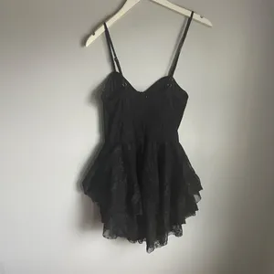 Cider Black Whimsigoth Mini‎ Dress Bustier Lingerie Coquette Vamp size Small NWT thumbnail 2