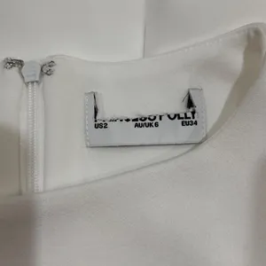 Princess Polly Anse high neck white flared mini dress  thumbnail 4