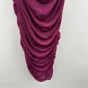 Lulus Already RSVP'd Plum Purple Ruched‎ One-Shoulder Bodycon Dress Sz S NEW thumbnail 5