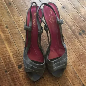 Kate Spade peep toe slingbacks Snake sole thumbnail 4