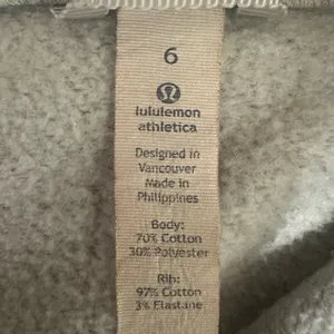 Lululemon Back To It Hoodie Full Zip Swatshirt Size 6 thumbnail 10
