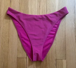 Abercrombie & Fitch Ribbed High Leg Bikini Bottoms thumbnail 1