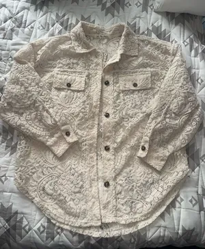 We The Free Lace Shacket thumbnail 1