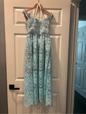 Self Portrait corded lace off shoulder dress NWT thumbnail 3
