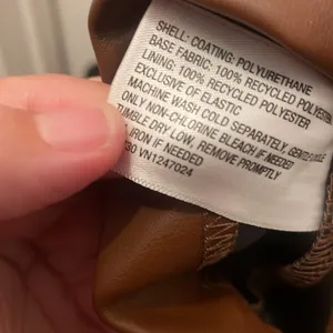 2/$30 A new day faux leather brown leather dress with bodice size small thumbnail 7