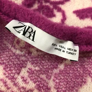 ZARA Floral Jacquard Knit Button Front Vest  thumbnail 3