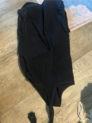 Free people intimately seamless black bodysuit small thumbnail 10