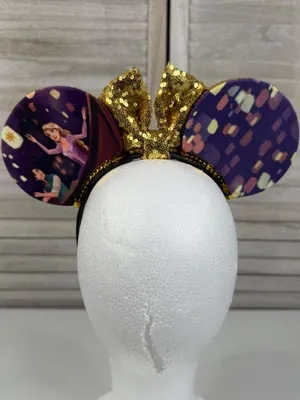 DISNEY Rapunzel Flynn Rider Lanterns Themed Minnie Ears/Headband-OS thumbnail 2