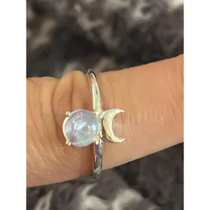 Z36 ring size 6.75 925 sterling silver thumbnail 3