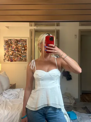 ZARA Top White thumbnail 5