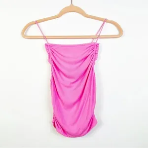 REVOLVE Superdown Jessa Ruched Tank in Pink Size XS‎ thumbnail 2