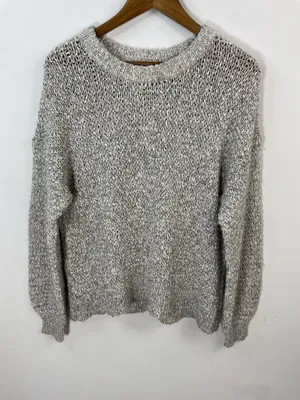 Madewell Gray Wool Blend Sweater Size Medium  thumbnail 4