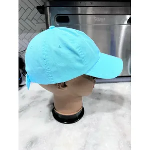 Polo Ralph Lauren Men’s Baseball Cap Blue Hat Yellow Pony Logo Strapback thumbnail 4