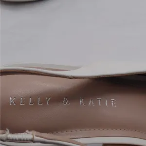 Kelly & Katie Womens Slingback Heels Size 9 White Peep Toe Pumps Bridal Shoes thumbnail 8