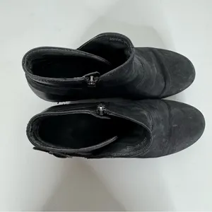 Dansko Black Leather‎ Wedge Heel Ankle Booties Size 42 thumbnail 5