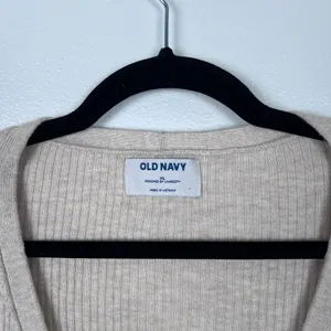 Old Navy Women's Long Sleeve Button Front Cardigan Sz XL‎ Cream thumbnail 2