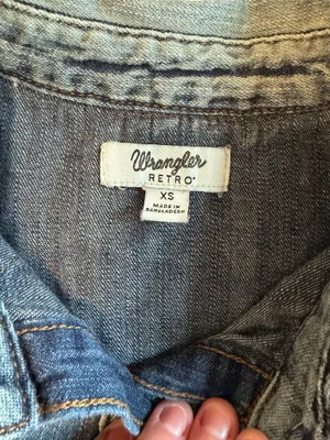 Wrangler Women’s Western Pearl Snap Denim Shirt thumbnail 3