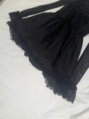 Dolls Kill Widow Macabre Fascination Mini Dress thumbnail 5