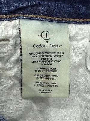 Women's Skinny Jeans in Dark Blue Stretch Denim thumbnail 6