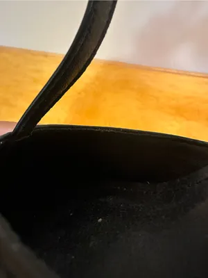 Amazon Black Strappy Block Heel Slingback Black Pumps Size 7 thumbnail 6