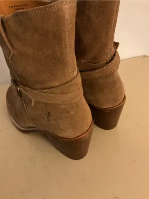 Frye Women's Suede Chelsea Heeled Boots US 6.5 thumbnail 7