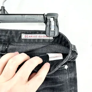 Adriano Goldschmied Silk Cigarette Skinny Black‎ Cropped Jeans Size 25R thumbnail 4