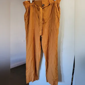 Madewell Women's Dunaway Paperbag Waist Pants Size L thumbnail 8