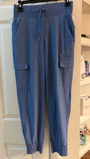 All In Motion Light Blue zipper pocket drawstring pants women’s XS thumbnail 1